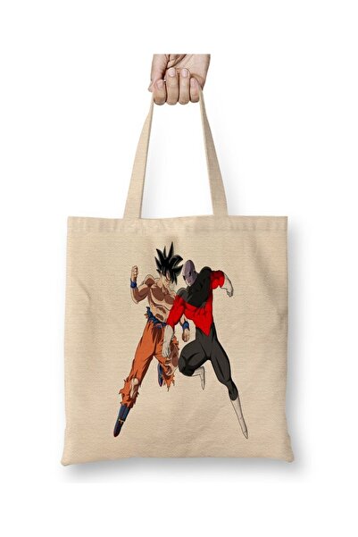 Baskı Dükkanı Goku protiv Jirena, tkanina Torba duga Sa ručkom