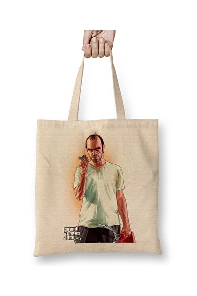 Baskı Dükkanı GTA V Trevor Philips Odeća Torba Duga Sa ručkom
