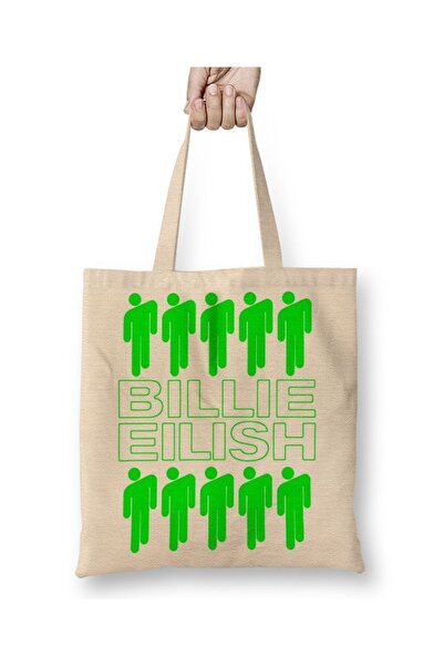 Baskı Dükkanı Košulja Billie Eilish Torba Duga Sa ručkom