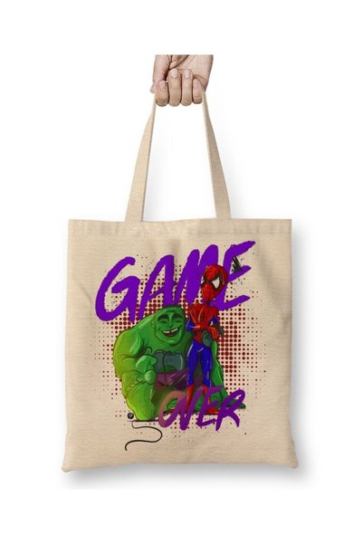 Baskı Dükkanı Hulk Vespider Game Over Tkanina Torba Duga Sa ručkom