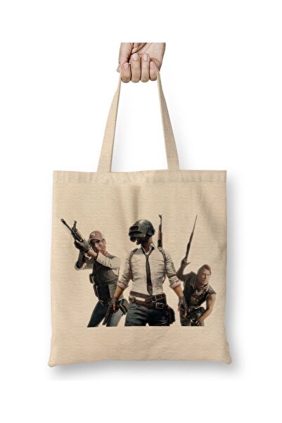 Baskı Dükkanı Playerunknown's Battlegrounds PUBG 04 Tkanina Torba Duga Sa ručkom