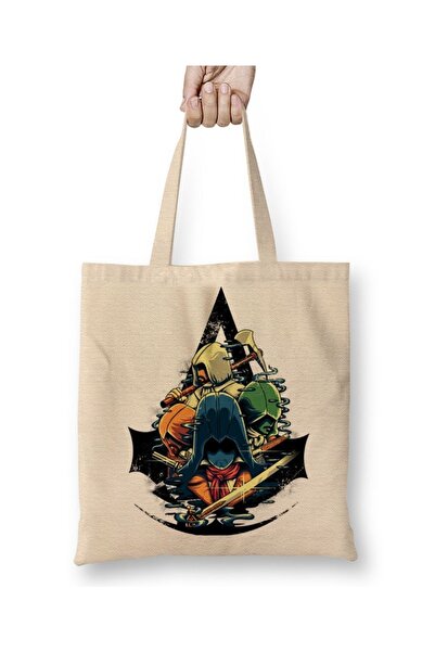 Baskı Dükkanı Assassins Creed Unity Cloth Torba Dugačka Sa ručkom