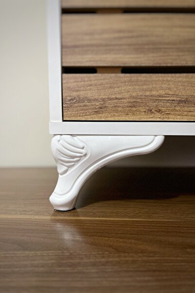 Genel Markalar Manolya Plastik Lükens Koltuk & Mobilya Ayağı 12cm. Beyaz (4 A...