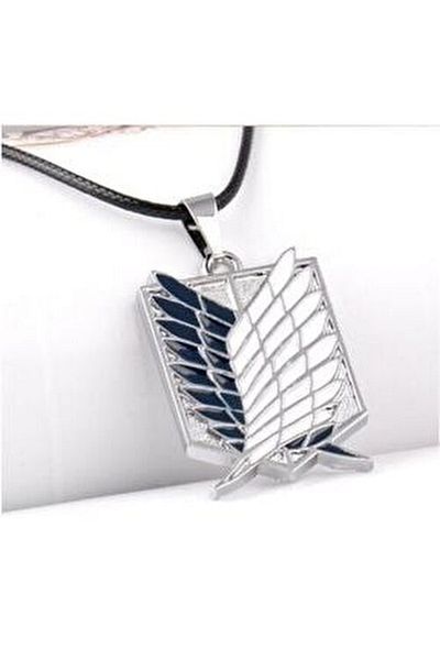 Köstebek Attack On Titan (shingeki No Kyojin) Wings Of Liberty-discovery Union Faux Leather Necklace