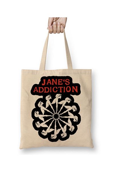 Baskı Dükkanı Υφασμάτινη τσάντα Janes Addiction με μακριά λαβή
