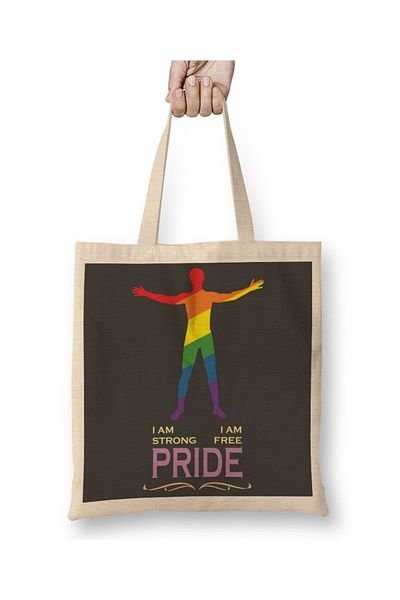 Baskı Dükkanı Kappa Pride – υφασμάτινη τσάντα με μακριά λαβή