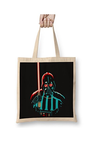 Baskı Dükkanı Darth Vader tkanina Torba duga Sa ručkom