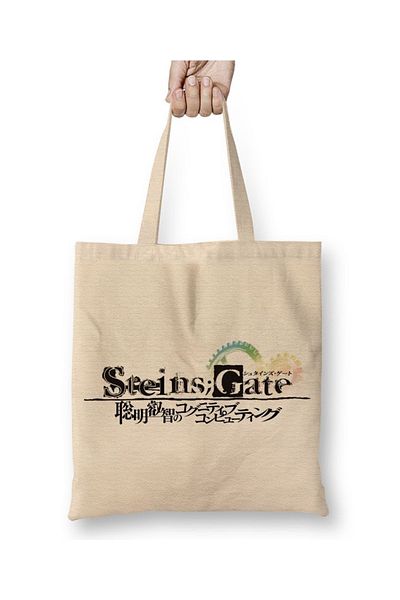 Baskı Dükkanı Steins Gate One Piece Death Note Tokyo Ghoul υφασμάτινη τσάντα με μακριά λαβή