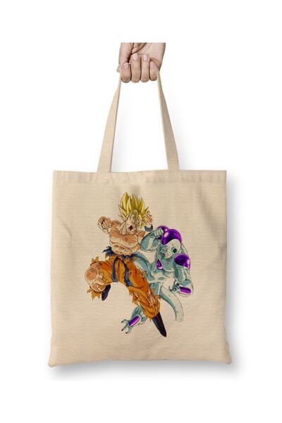 Baskı Dükkanı Dragon Ball Z tkanina Torba dugačka Sa ručkom