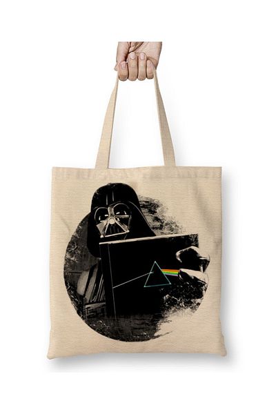 Baskı Dükkanı Darth Vader The Dark Side υφασμάτινη τσάντα με μακριά λαβή