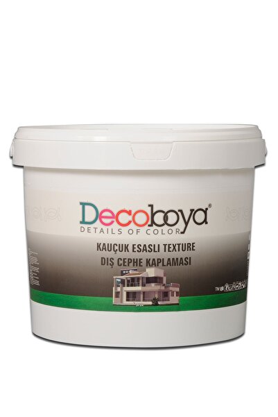 DecoBoya Deco Kauçuk Esaslı Grenli Flex Texture Dış Cephe Kaplama Boya 24 kg ...