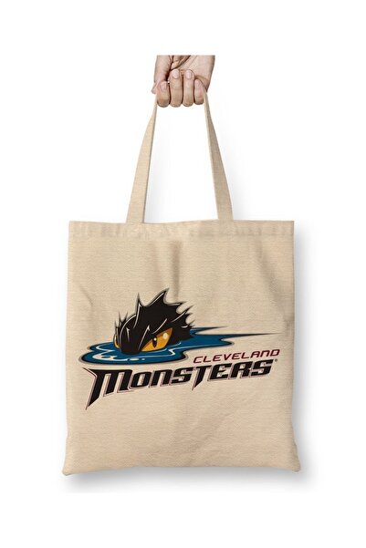 Baskı Dükkanı Tkanina sa logotipom Cleveland Monsters Torba duga Sa ručkom