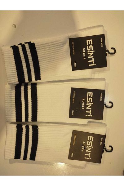 Esinti 3 Συσκευασίες Unisex κάλτσες τένις