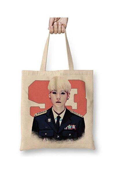 Baskı Dükkanı Bts Suga tkanina Torba duga Sa ručkom