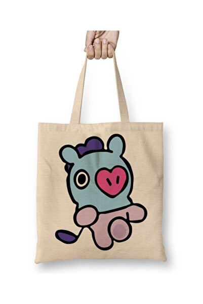 Baskı Dükkanı Bts Bt21 Tkanina za nošenje Torba Dugačka Sa ručkom