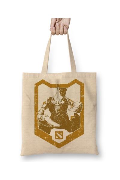 Baskı Dükkanı Dota 2 Sand King Cloth Torba Long Sa ručkom
