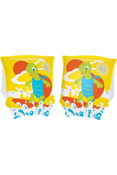 BESTWAY Turtle Armbands Figured Inflatable Sea Arm Sleeve 23 X 15 cm Yellow