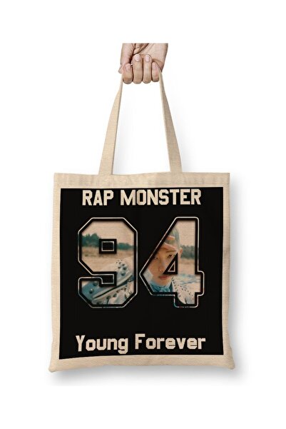 Baskı Dükkanı Bts Young Forever Rap Monster Сумка з довгими ручками