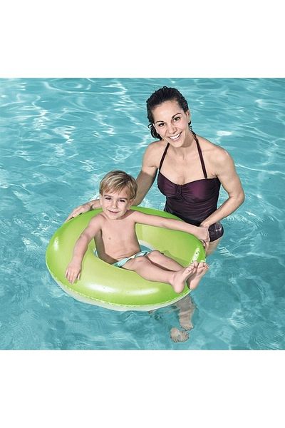 BESTWAY Neon Color Inflatable Bagel 76 Cm Green