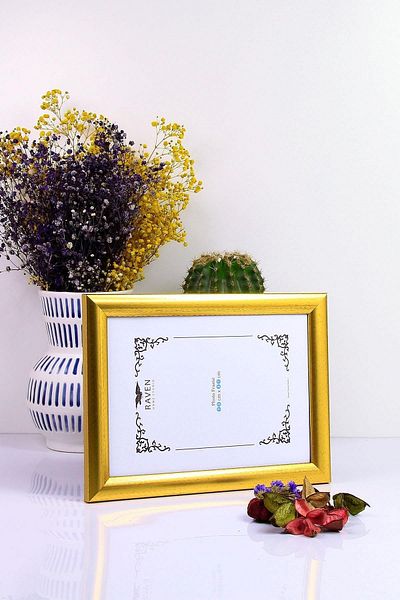 Raven 15cm X 21cm Picture, Photo, Document, Poster, Paper Frame with Adjustable Stand and Wall Mount.
