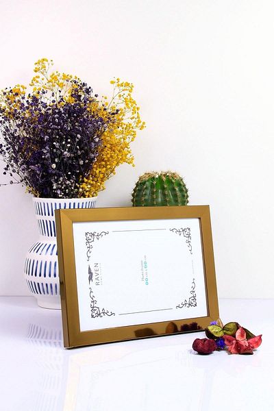 Raven 15cm X 21cm Picture, Photo, Document, Poster, Paper Frame with Adjustable Stand and Wall Mount.