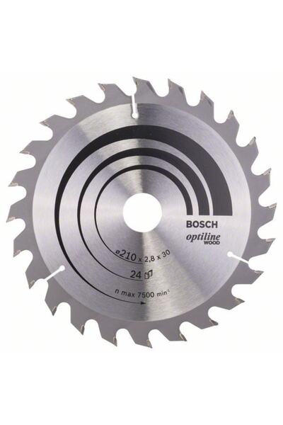 Bosch Optiline Wood 210*30 Mm 24 Diş Daire Testere Bıçağı - 2608640621