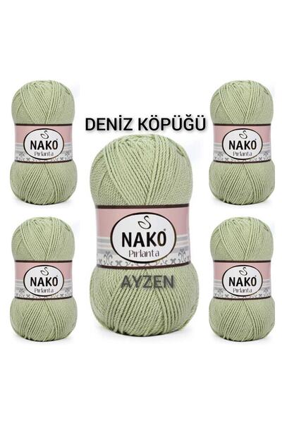 NAKO Pırlanta Orgu Ipi 5li Paket ( 100gr X 5 Adet)