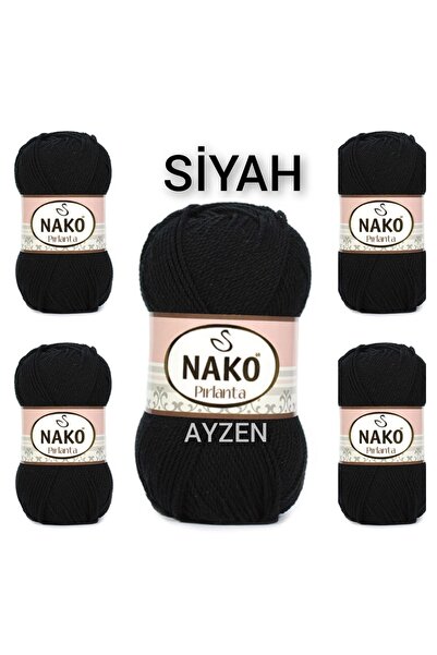 NAKO Пряжа Pırlanta Orgu, пакет з 5 мотками (100 г × 5 штук)