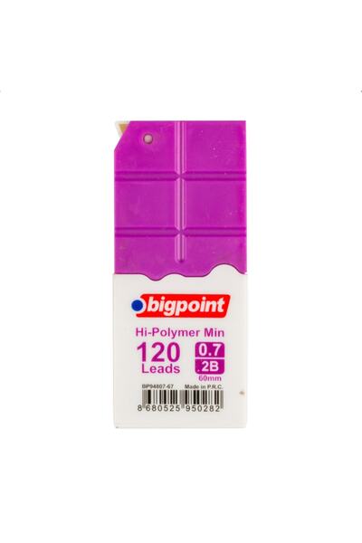 Bigpoint 0.7mm 2B 120pcs Purple Tube Pen Tip