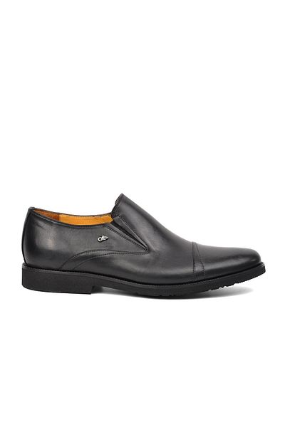 Dr.Flexer Dr. Flexer021403 - Men's Black Genuine Leather Comfort Casual Shoes