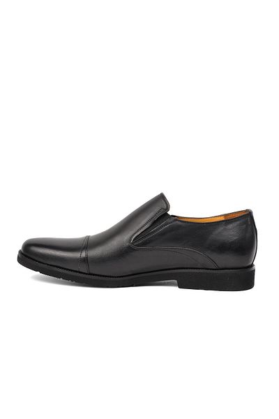 Dr.Flexer Dr. Flexer021403 - Men's Black Genuine Leather Comfort Casual Shoes