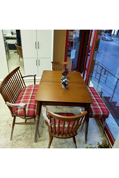 Genel Markalar Ahşap Masa Sandalye Oturma Takımı