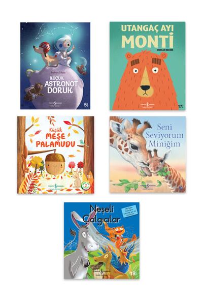 TÜRKİYE İŞ BANKASI KÜLTÜR YAYINLARI Utangaç Ayı Monti Seni Seviyorum Miniğim ...