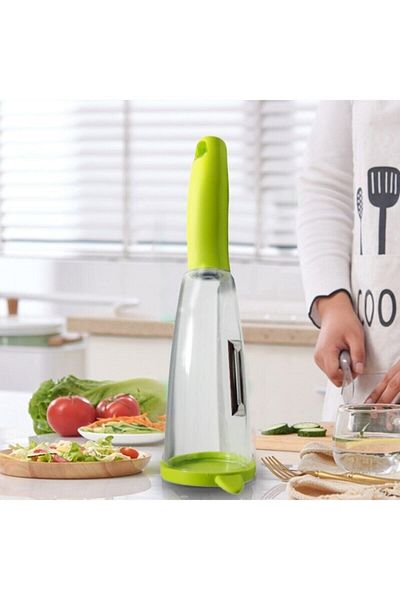 Kitchen Store Fruit Vegetable Peeler Practical Julien Chubby Peeler with Shell Collector Chamber