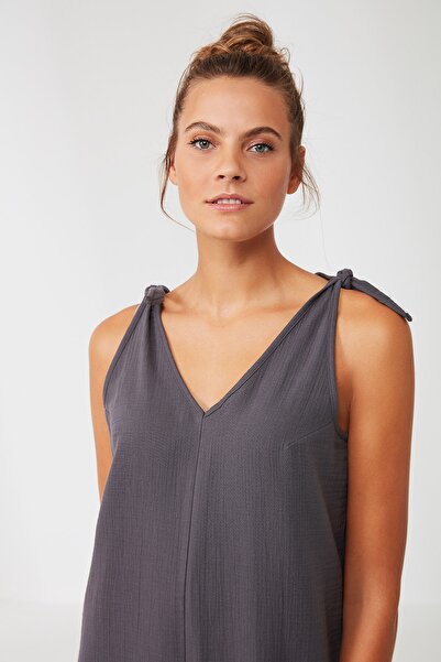 Penyemood 100% Cotton Seersucker Jumpsuit