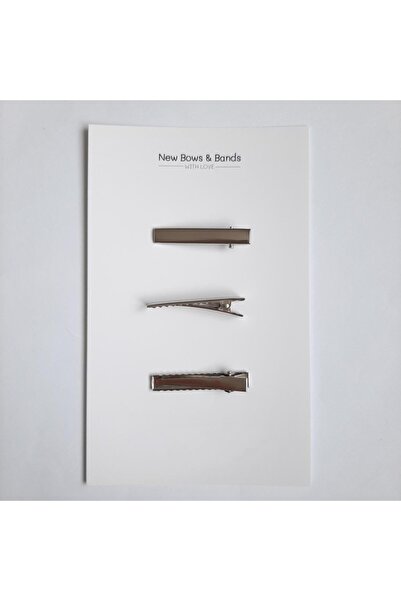 NEW BOWS BANDS Girl's and Baby's Earth Color Bow Buckle Set of 2