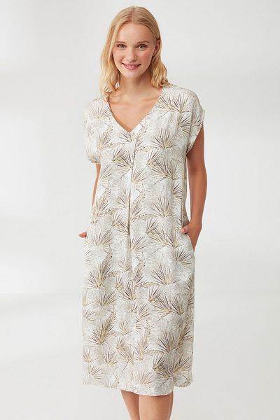 Catherine's Patterned Midi Dress
