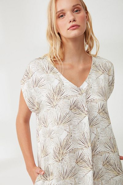 Catherine's Patterned Midi Dress