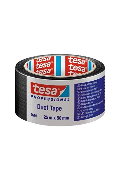 Tesa 6'lı Duct Tape Tamir Bandı 4610 25m X 50 Mm Siyah