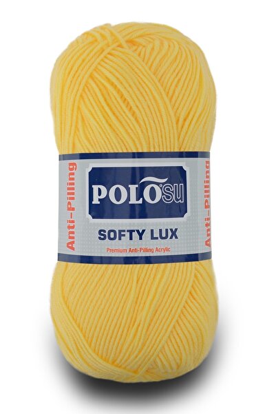 Polosu Softy Lux - Premium Anti-pilling Örgü Ipliği - 403 - Açık Sarı