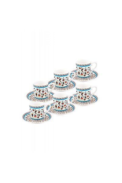 Emsan Tulipa 6 Personality Coffee Cup Set 80 Ml