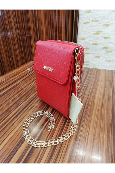 Armine Women's 266 Laser Red Printed Bag