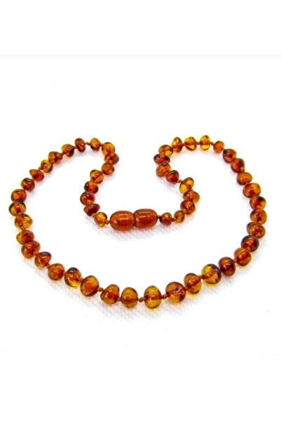 Budakoğulları Orijinal Sertifikalı Damla Kehribar Bebek Kolyesi