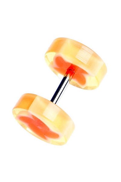 dejavu ticaret Dejavu Tunnel Piercing Bioplast Steel Earrings