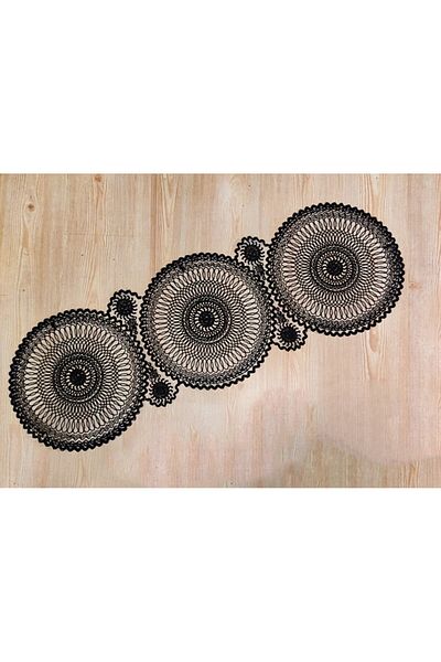 Çt Çeyizci Tekstil Runner Lace Detailed Single Runner - 115x35cm