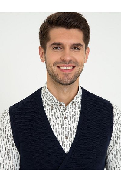 Pierre Cardin Navy Blue Men's Vest G021SZ0TY.0001388118