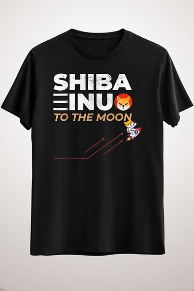 GreenMint Unisex Black Shiba Inu Coin Crypto Token Cryptocurrency Wallet Shiba Army Classic T-shirt