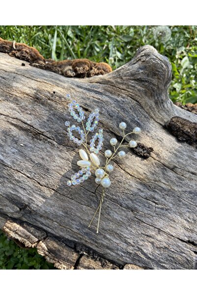 Pearly Handmade Agrafă de păr cu cristal de perle Design special