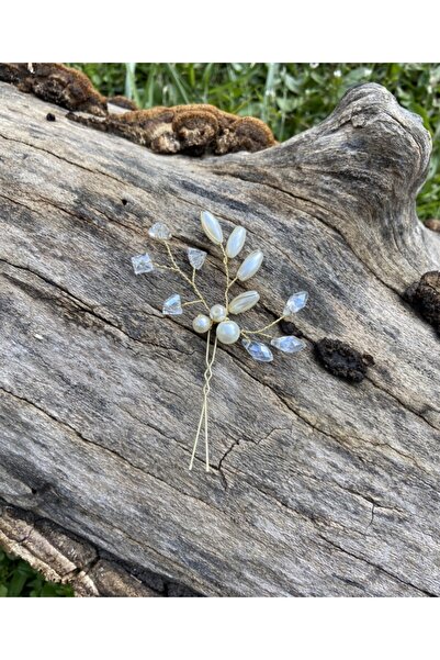 Pearly Handmade Κρύσταλλο - Πέρλα Αξεσουάρ Μαλλιών Φουρκέτα Ειδικού Σχεδιασμο...