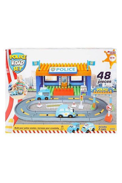 DEDE Police Road Set - 03322 Model